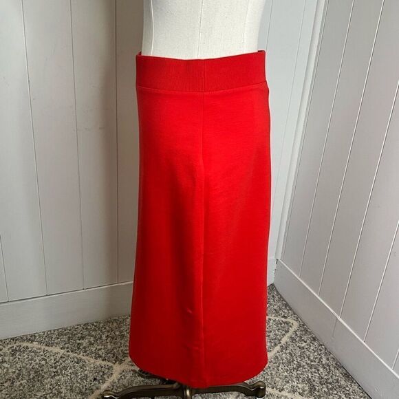 Banana Republic Womens Size Small Pull On Sweater Skirt Red Elastic Waist NWT - Picture 5 of 8